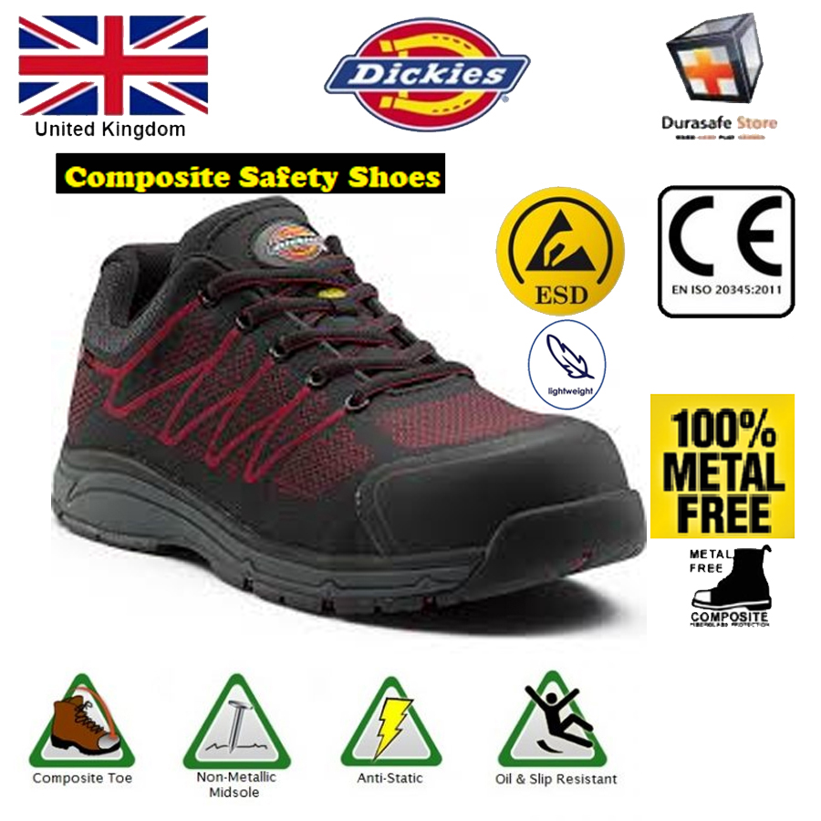 Dickies Mens LIBERTY Lightweight SAFETY WORK BOOTS Composite Toe Midsole FC9530 