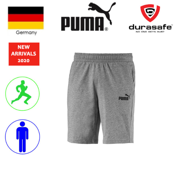 PUMA 85199403 ESS Jersey Store Wear and Thailand - Wear Best Shop Durasafe Medium Heather Gray - Shorts Online Work Sports