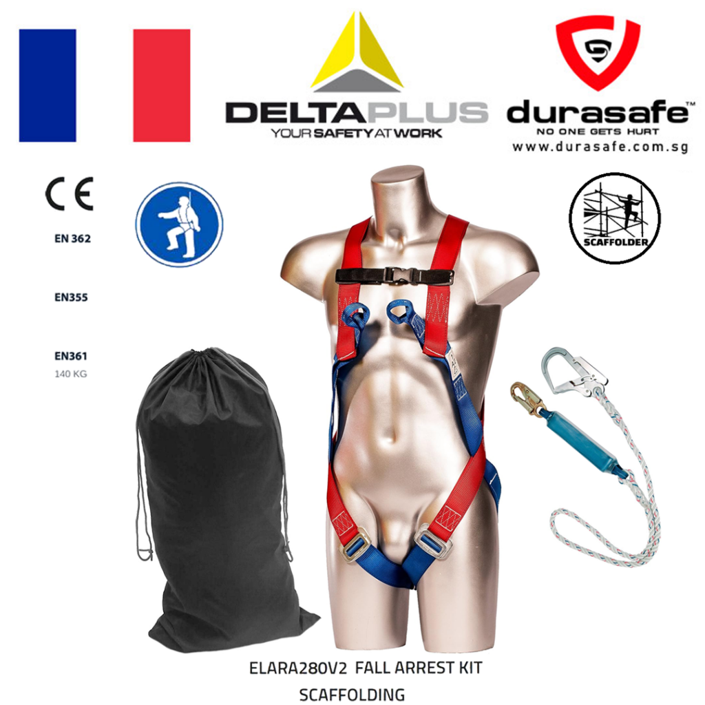 DELTA PLUS ELARA280V2 Fall Arrest Kit with Double Energy Absorbing ...
